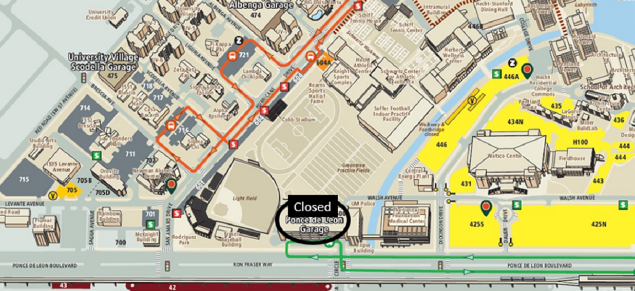 ponce garage closure